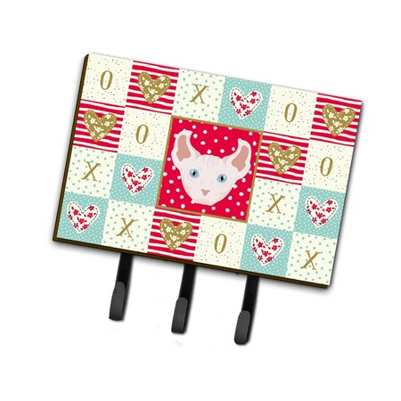 Carolines Treasures 6 x 2 x 9 in. Dwelf Cat Love Leash or Key Holder CK5113TH68